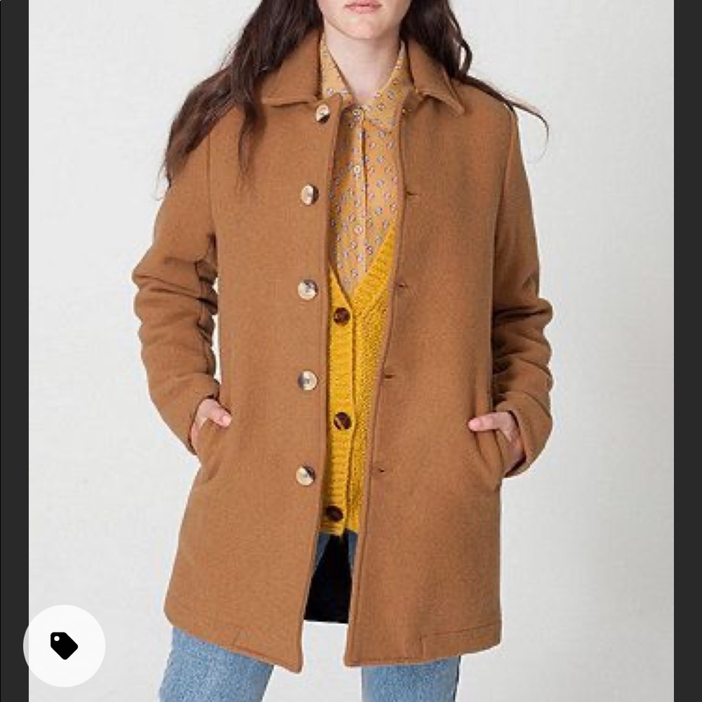 American Apparel Vintage Wool Pea Coat